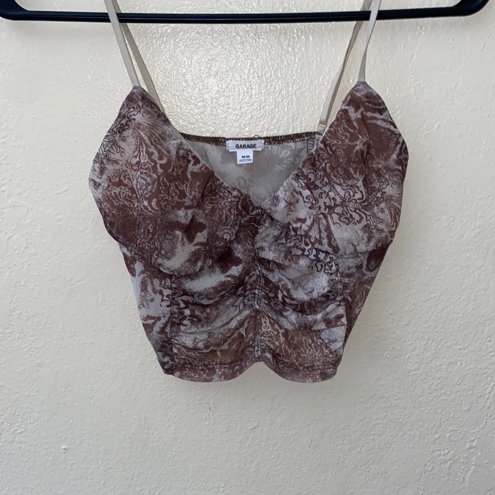 Sheer garage tank top